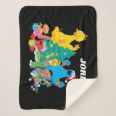 セサミストリート |クリスマス・パル シェルパブランケット (正面)