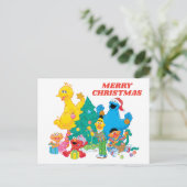 セサミストリート |クリスマス・パル ポストカード (スタンド正面)