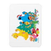 セサミストリート |クリスマス・パル マグネット (縦)