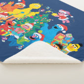 セサミストリート |クリスマス(集団) シェルパブランケット (3/4)