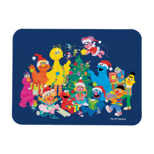 セサミストリート クリスマス(集団) マグネット