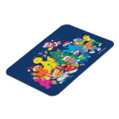 セサミストリート |クリスマス(集団) マグネット (左側)