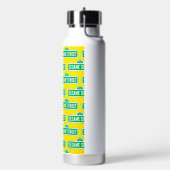 セサミストリート |グリーンロゴ ウォーターボトル (左面)