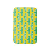 セサミストリート |グリーンロゴ バスマット (正面縦)