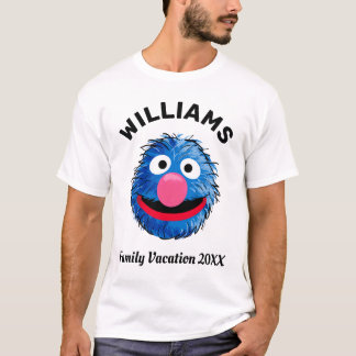 セサミストリート |グルーバーファミリーバケーション Tシャツ