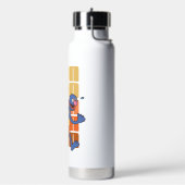 セサミストリート |グルーバー走 ウォーターボトル (左面)