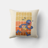 セサミストリート |グルーバー走 クッション (裏面)