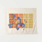 セサミストリート |グルーバー走 タペストリー (正面(横))