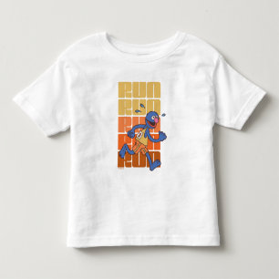 セサミストリート  グルーバー走 トドラーTシャツ