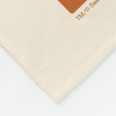 セサミストリート |グルーバー走 フリースブランケット (角)