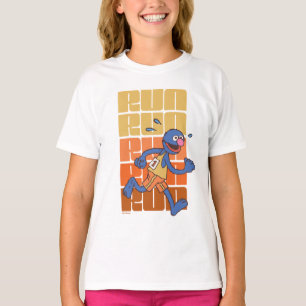 セサミストリート グルーバー走 Tシャツ