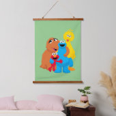 セサミストリート |グループ・ハグ 吊り下げ型タペストリー (寝室)