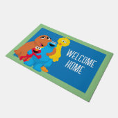 セサミストリート |グループ・ハグ |名前の追加 ドアマット (アングル)
