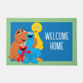 セサミストリート |グループ・ハグ |名前の追加 ドアマット (正面)