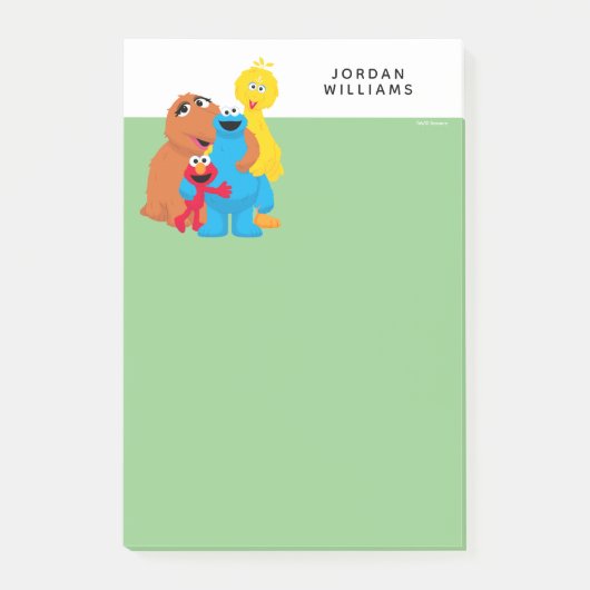 セサミストリート |グループ・ハグ |名前の追加 ポストイット (正面)