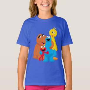 セサミストリート グループ・ハグ Tシャツ
