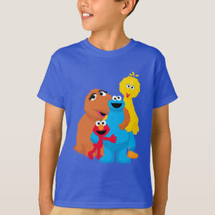セサミストリート グループ・ハグ Tシャツ