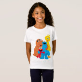セサミストリート |グループ・ハグ Tシャツ (正面フル)