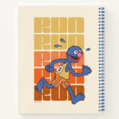 セサミストリート | グローバーが走る ノートブック (裏面)