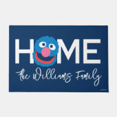 セサミストリート |グローバーヘッド ドアマット (正面)