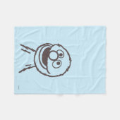 セサミストリート |グローバー フリースブランケット (正面(横))