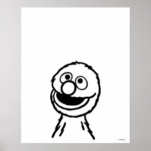 セサミストリート グローバー ポスター