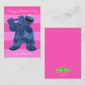 セサミストリート | コーキー・モンスターのハートの手のサイン ノートカード (正面/裏面)