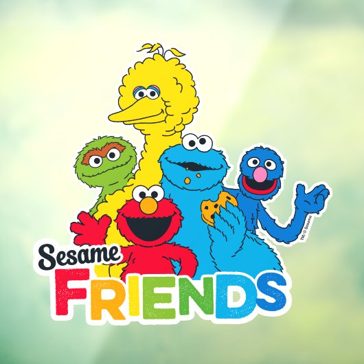 セサミストリート |ゴマの友だち ウィンドウサイン (シート3)