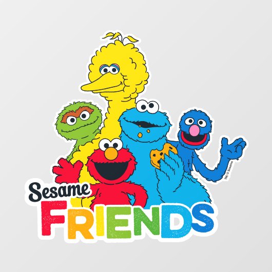 セサミストリート |ゴマの友だち ウィンドウサイン (シート)