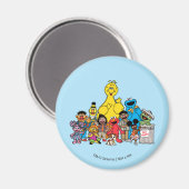 セサミストリート |ゴマぶら下がったパール マグネット (正面/裏面)