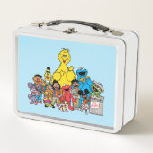 セサミストリート |ゴマぶら下がったパール メタルランチボックス (正面)