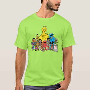 セサミストリート ゴマぶら下がったパール Tシャツ