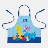 セサミストリート |ゴマカラフルストリートパール エプロン (正面)