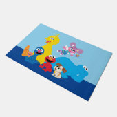 セサミストリート |ゴマカラフルストリートパール ドアマット (アングル)