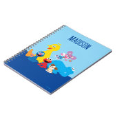 セサミストリート |ゴマカラフルストリートパール ノートブック (左側)