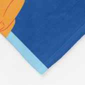 セサミストリート |ゴマカラフルストリートパール フリースブランケット (角)