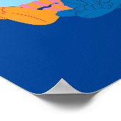 セサミストリート |ゴマカラフルストリートパール ポスター (角)