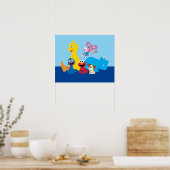 セサミストリート |ゴマカラフルストリートパール ポスター (キッチン)