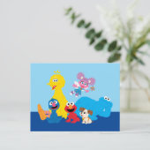 セサミストリート |ゴマカラフルストリートパール ポストカード (スタンド正面)