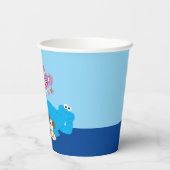 セサミストリート |ゴマカラフルストリートパール 紙コップ (裏面)