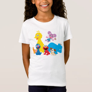 セサミストリート ゴマカラフルストリートパール Tシャツ