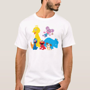 セサミストリート ゴマカラフルストリートパール Tシャツ