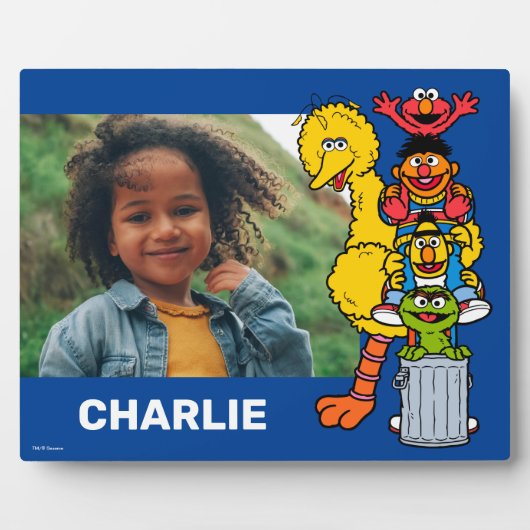 セサミストリート |ゴマストリートパルスのポーズ フォトプラーク (正面)