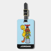 セサミストリート |ゴマストリートパール |名前の追加 ラゲッジタグ (正面縦)
