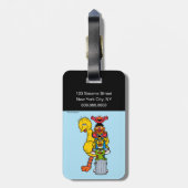 セサミストリート |ゴマストリートパール |名前の追加 ラゲッジタグ (裏面縦)