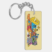 セサミストリート |ゴマパルスグループポートレート キーホルダー (正面左)