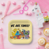 セサミストリート |ゴマパルスグループポートレート ペーパープレート (パーティー)