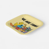 セサミストリート |ゴマパルスグループポートレート ペーパープレート (傾斜あり)