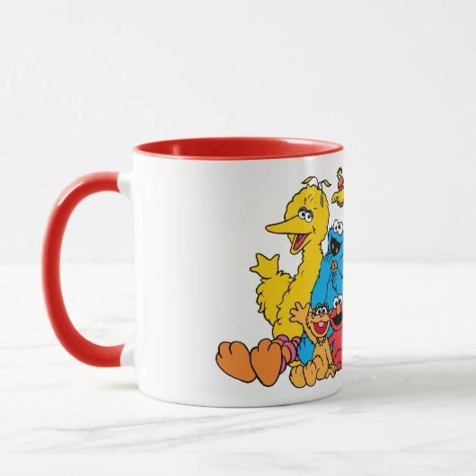 セサミストリート |ゴマパルスグループポートレート マグカップ (左)