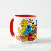 セサミストリート |ゴマパルスグループポートレート マグカップ (正面左)